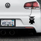 Adorable Owl Bumper Car Sticker