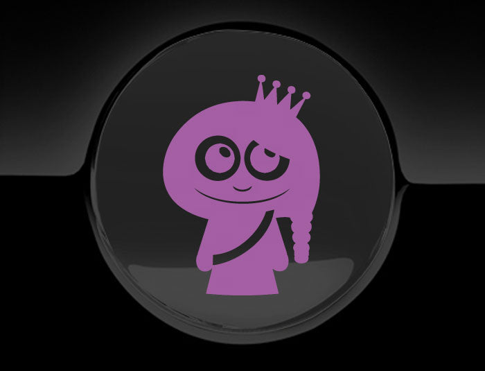 Adorable Princess Fuel Cap Car Sticker